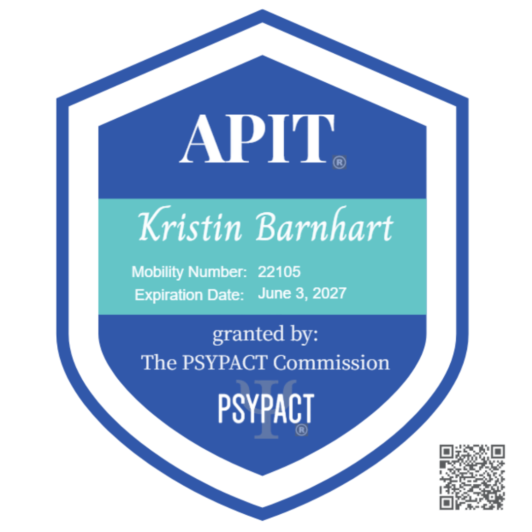 Dr. Kristin Barnhart PSYPACT Badge