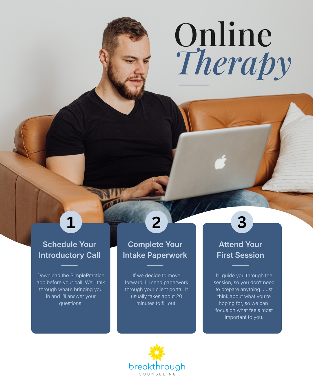 Online Therapy Infographics