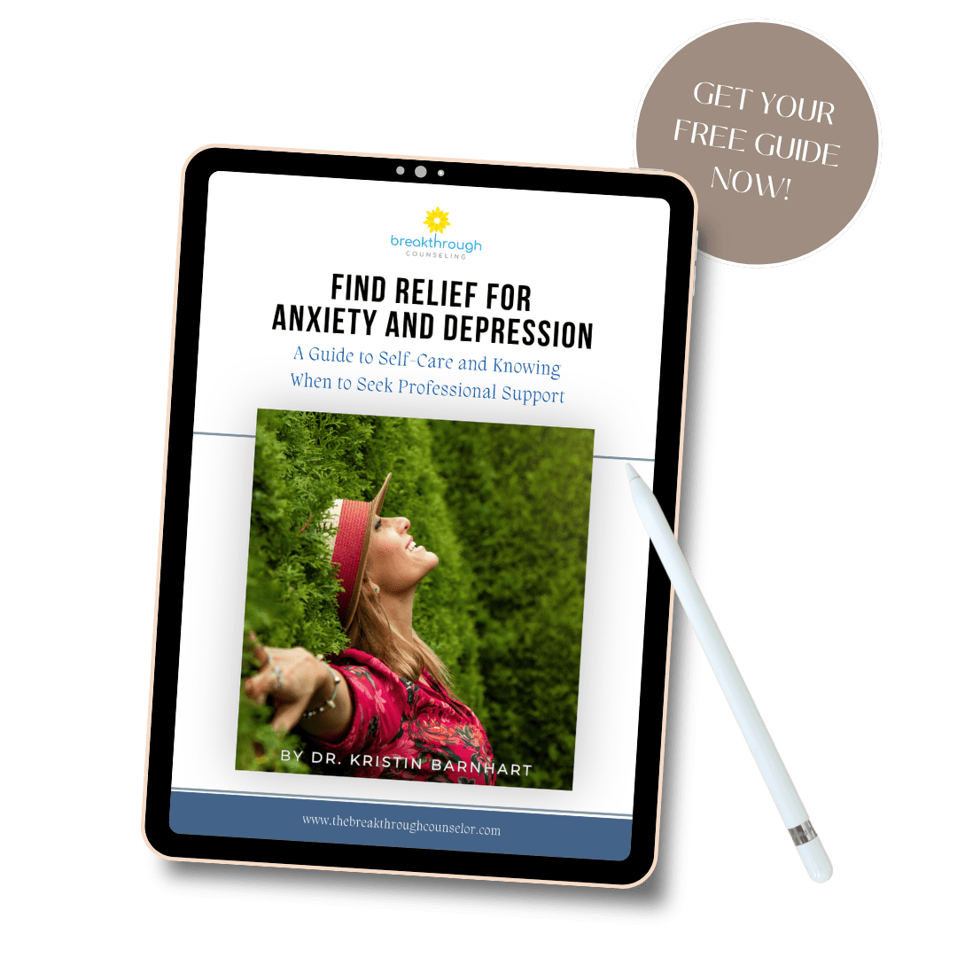 Find relief for anxiety and depression downloadable freebie